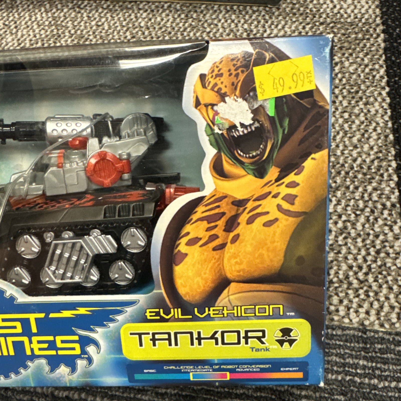 TANKOR Transformers Beast Machines MISB Hasbro Mega wars Action Figure Vehicon