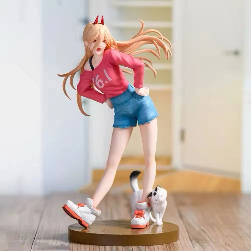15CM Anime CHAINSAW MAN Power Figure Model Kawaii Action Figure