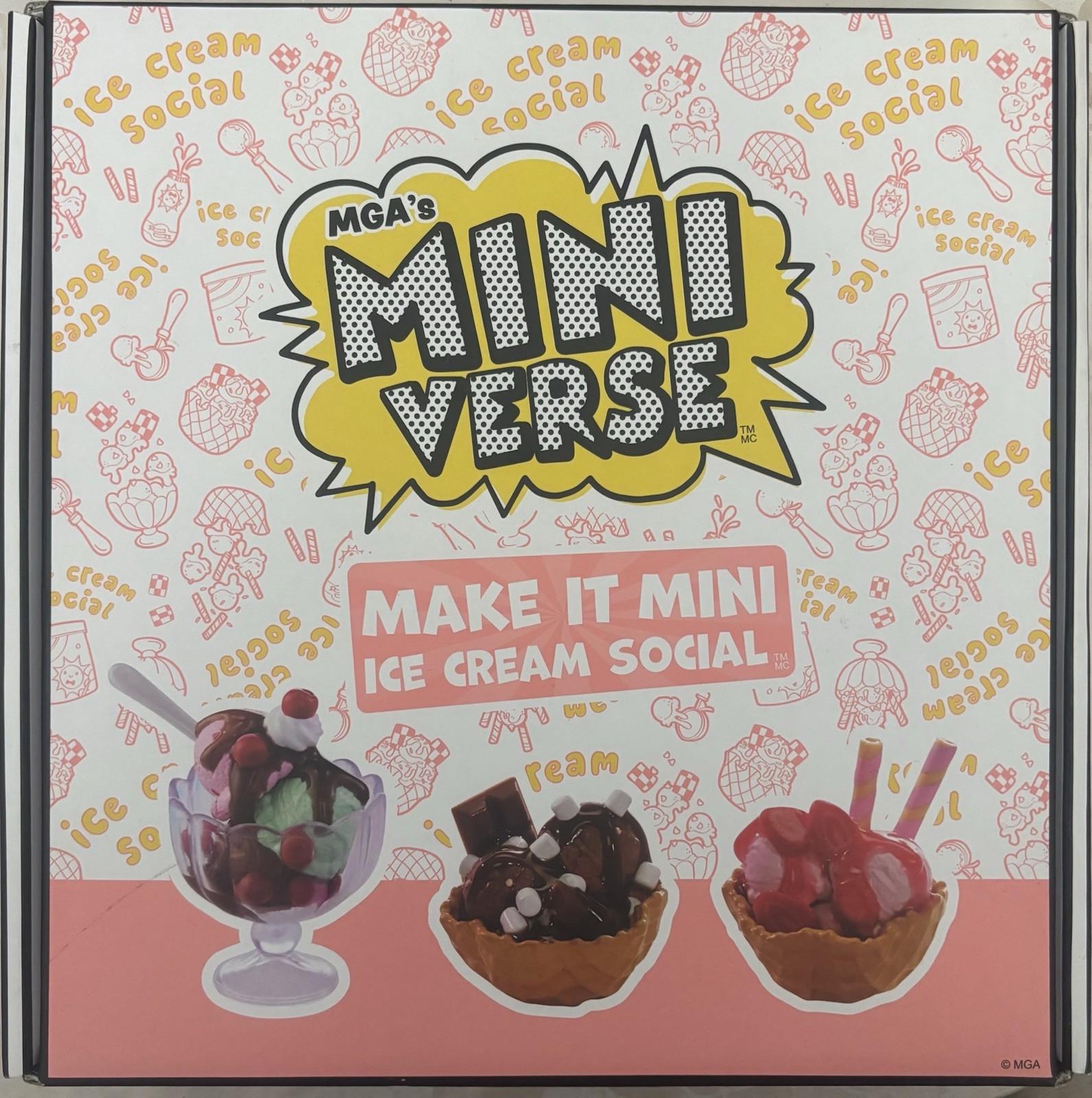 MGA&rsquo;s Miniverse Make It Mini Food/Ice Cream Social BRAND NEW! FAST FREE SHIPPING