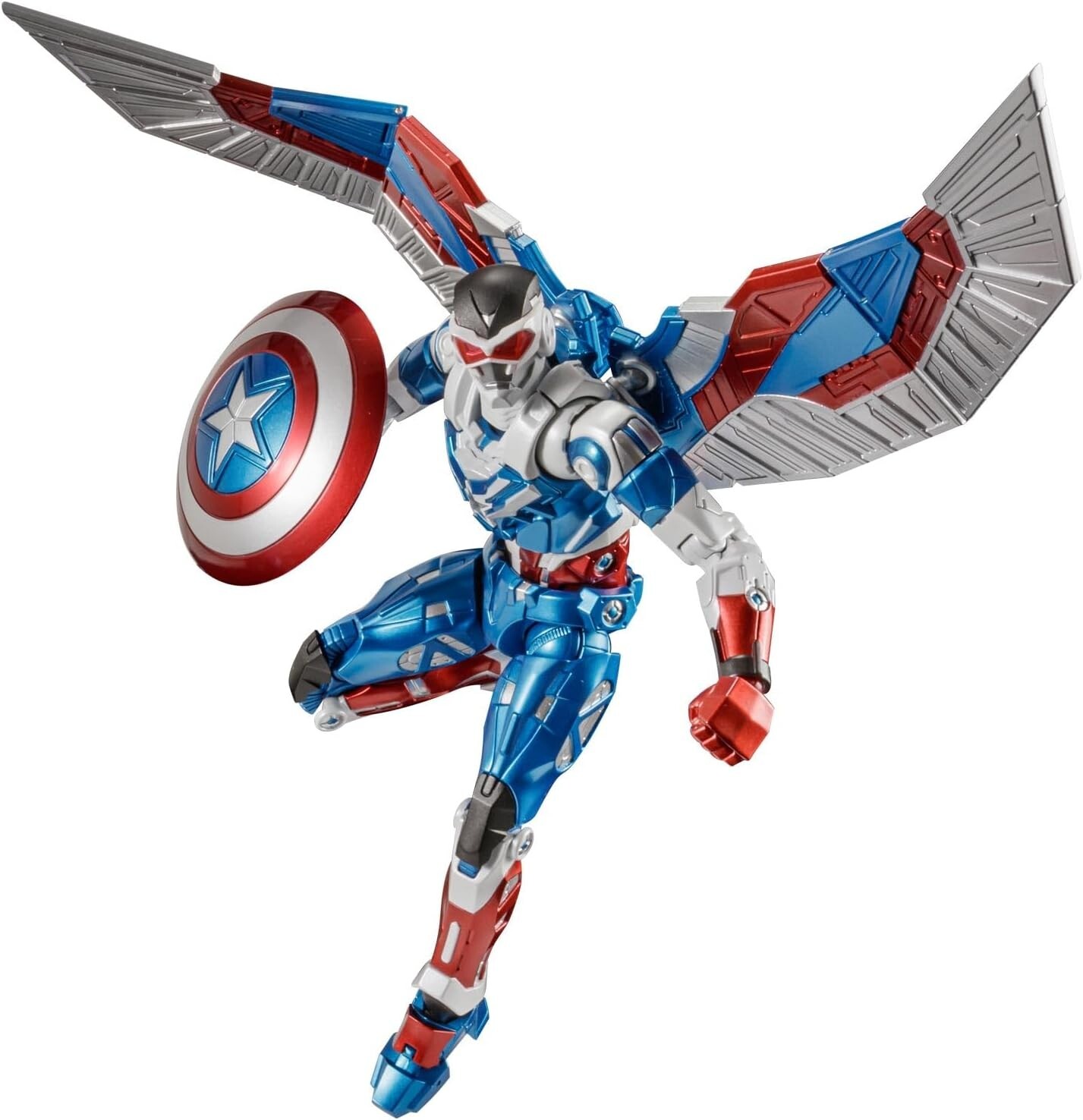 Sentinel Fighting Armor Captain America (Sam Wilson ver.) 165mm Action Figure