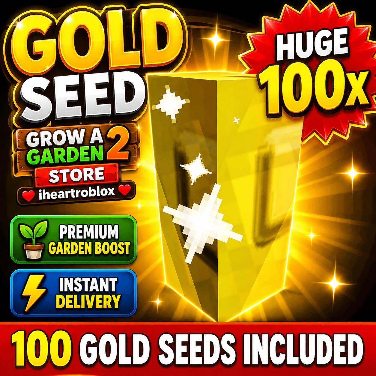 GOLD SEED 100x – Grow A Garden 2