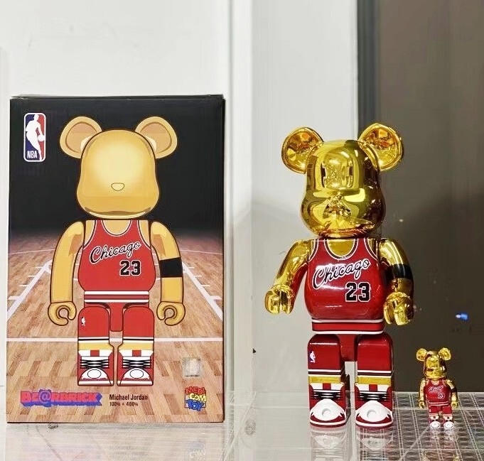 400% Bearbrick Michael Jordan Chicago No.23 Jersey Action Figure Deco Art Toy