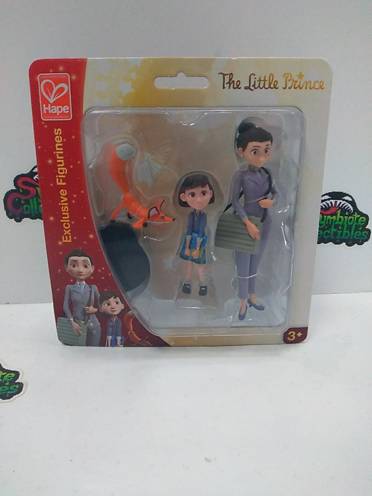 Hape The Little Prince Little Girl, Mother & Fox Figurines with Stands MOC