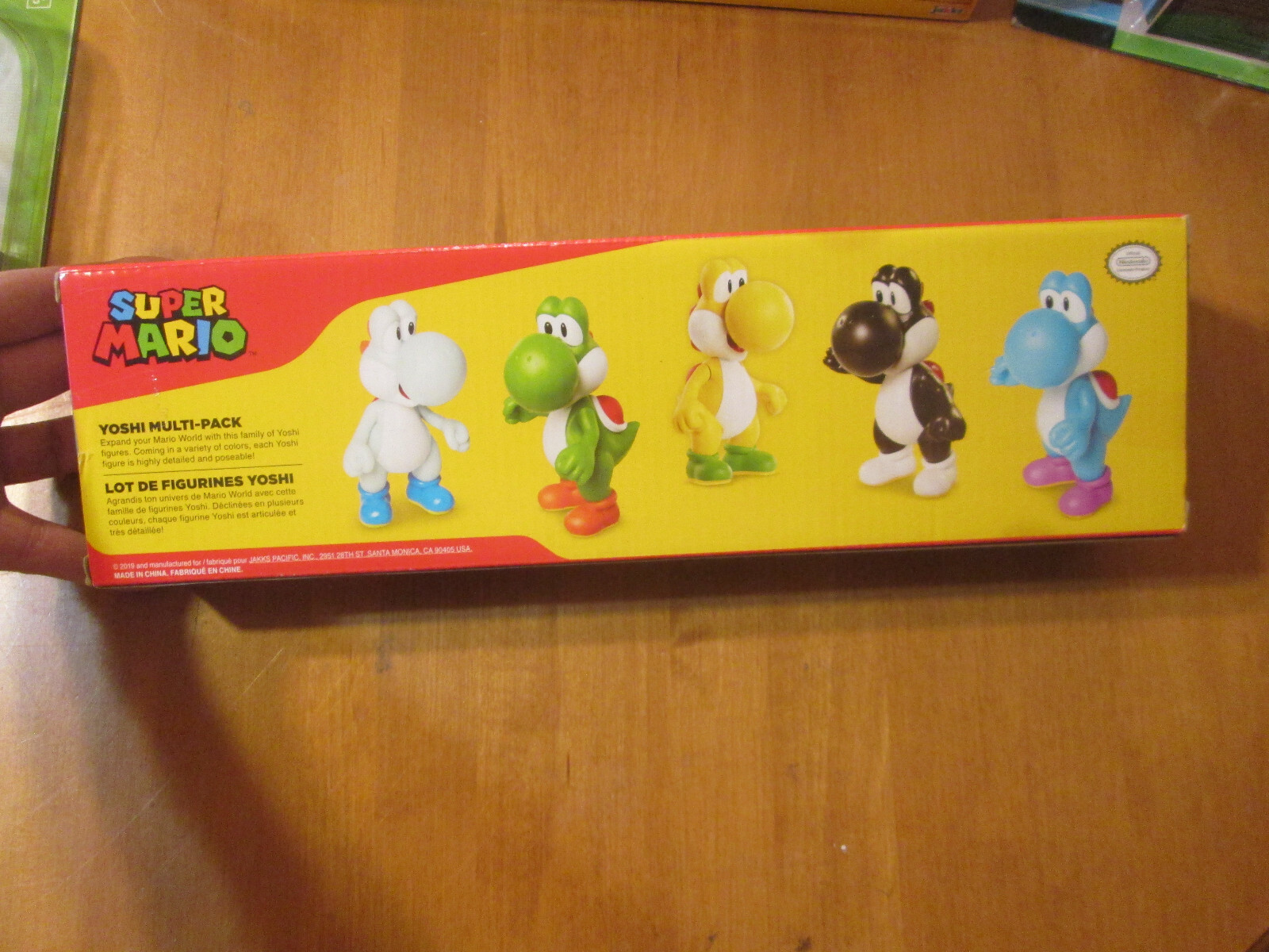 SUPER MARIO YOSHI MULTI PACK GREEN BLUE WHITE YELLOW AND BLACK 5 PACK NINTENDO