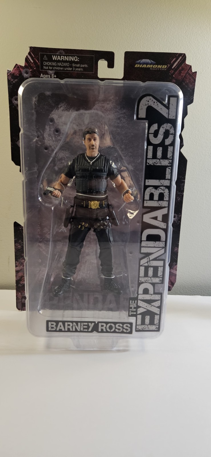The Expendables 2 Barney Ross 7&Prime; Action Figure Diamond Select 2012