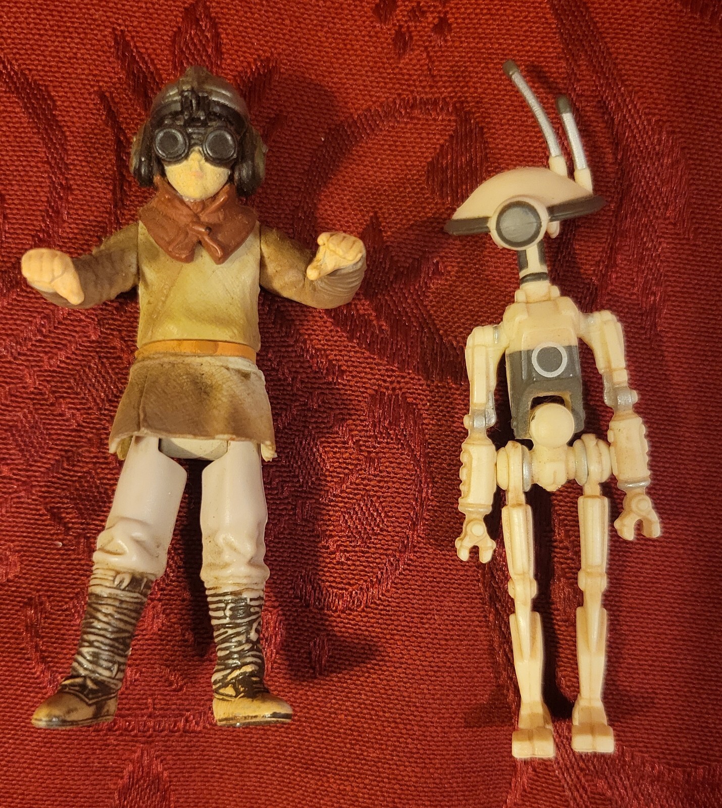 Kenner Star Wars Accessory Lot with Pod Racer Anakin and Pit Droid