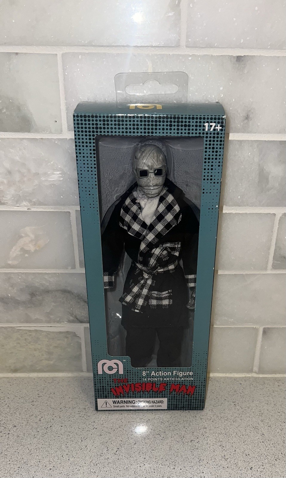Mego Horror Wave 14 – Universal Invisible Man (Window Box) 8&Prime; Action Figure