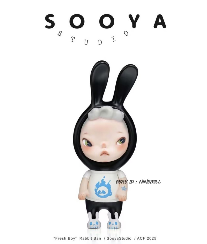 Sooya Studio « Fresh Boy » Rabbit Ban ACF 2025 Limited Statue Tidal Current