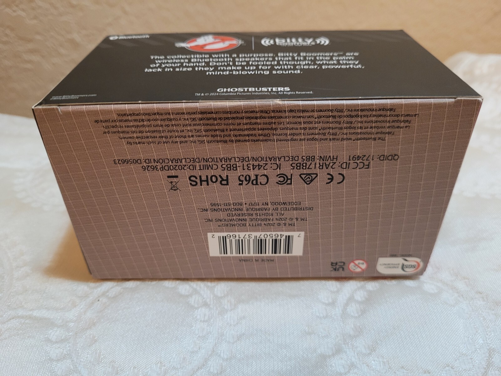 Throwback Halloween Ghostbusters Ecto-1 Bluetooth Speaker Bitty Boomer