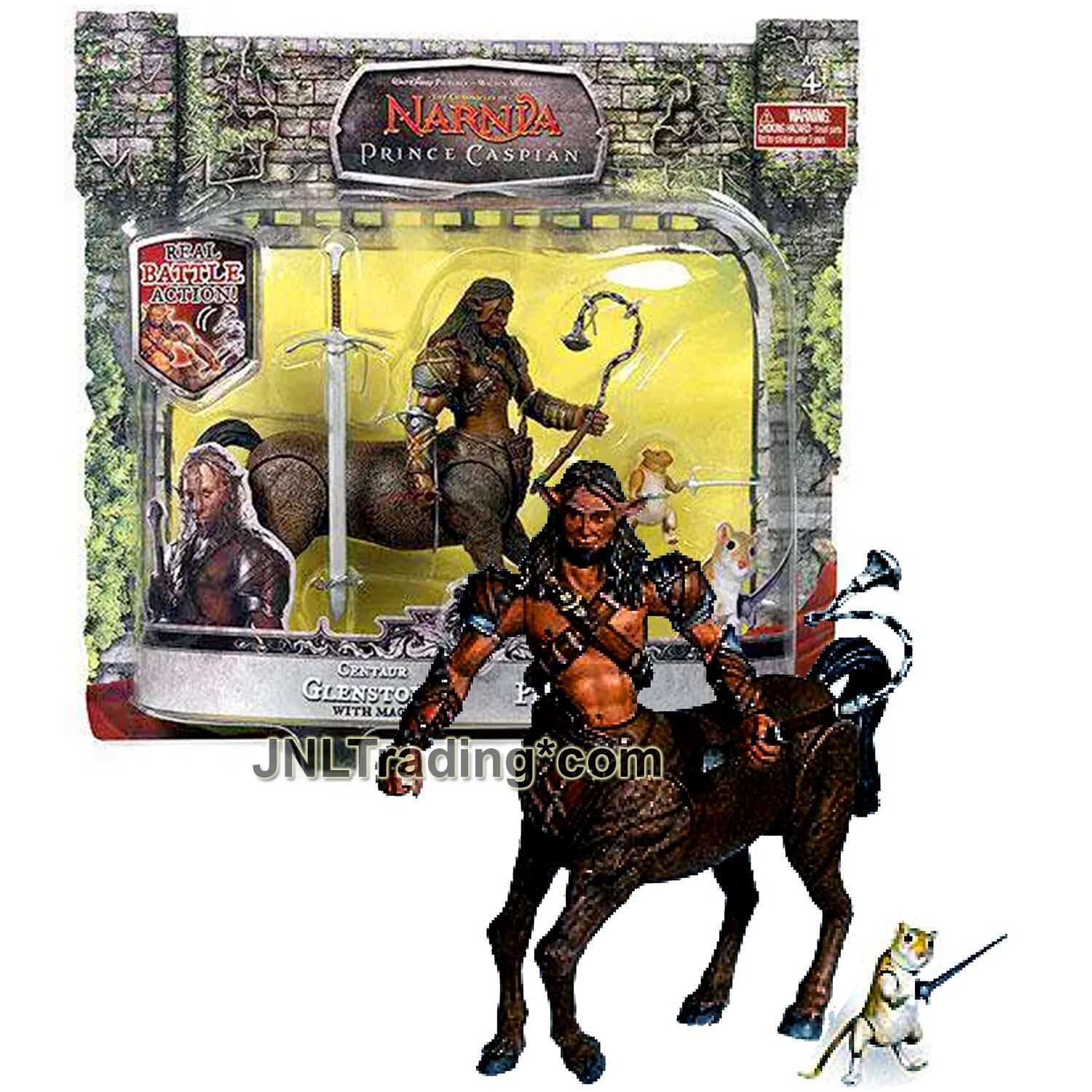Year 2007 Narnia Prince Caspian 2 Pack Set – CENTAUR GLENSTORM & MOUSE PEEPICEEK