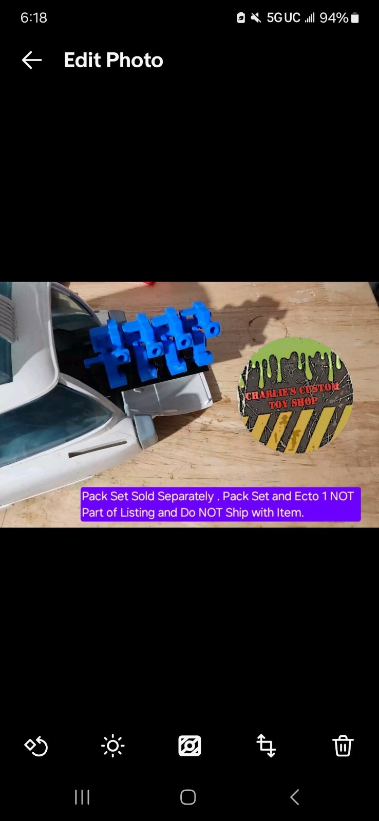 Ecto-1 Pack Rack – Ghostbusters Ecto 1 – Custom Design – CharliesCustomToyShop