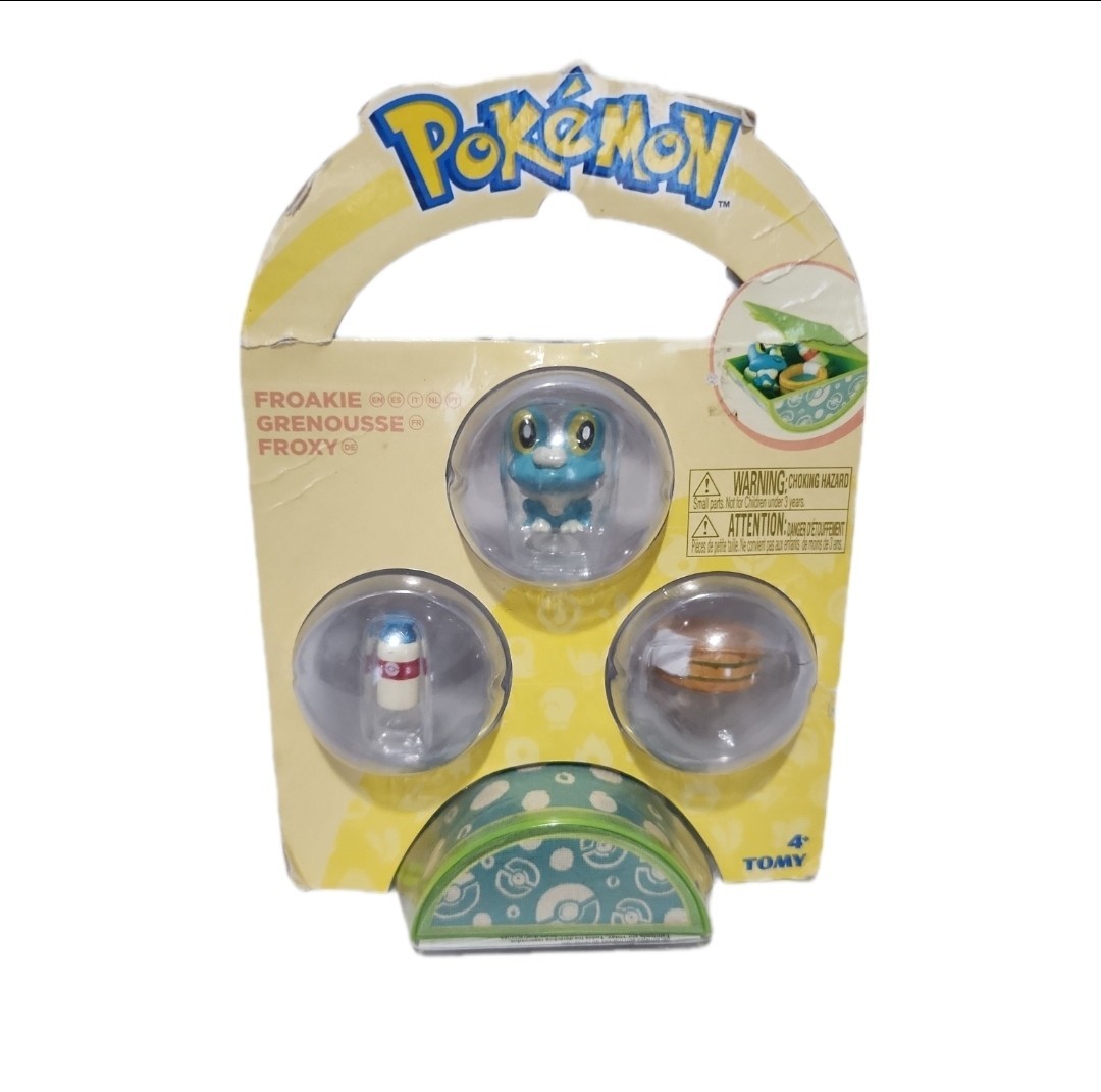 Tomy Pokemon Pita Poke Froakie Officially Licensed Miniature Toy Capsule Set