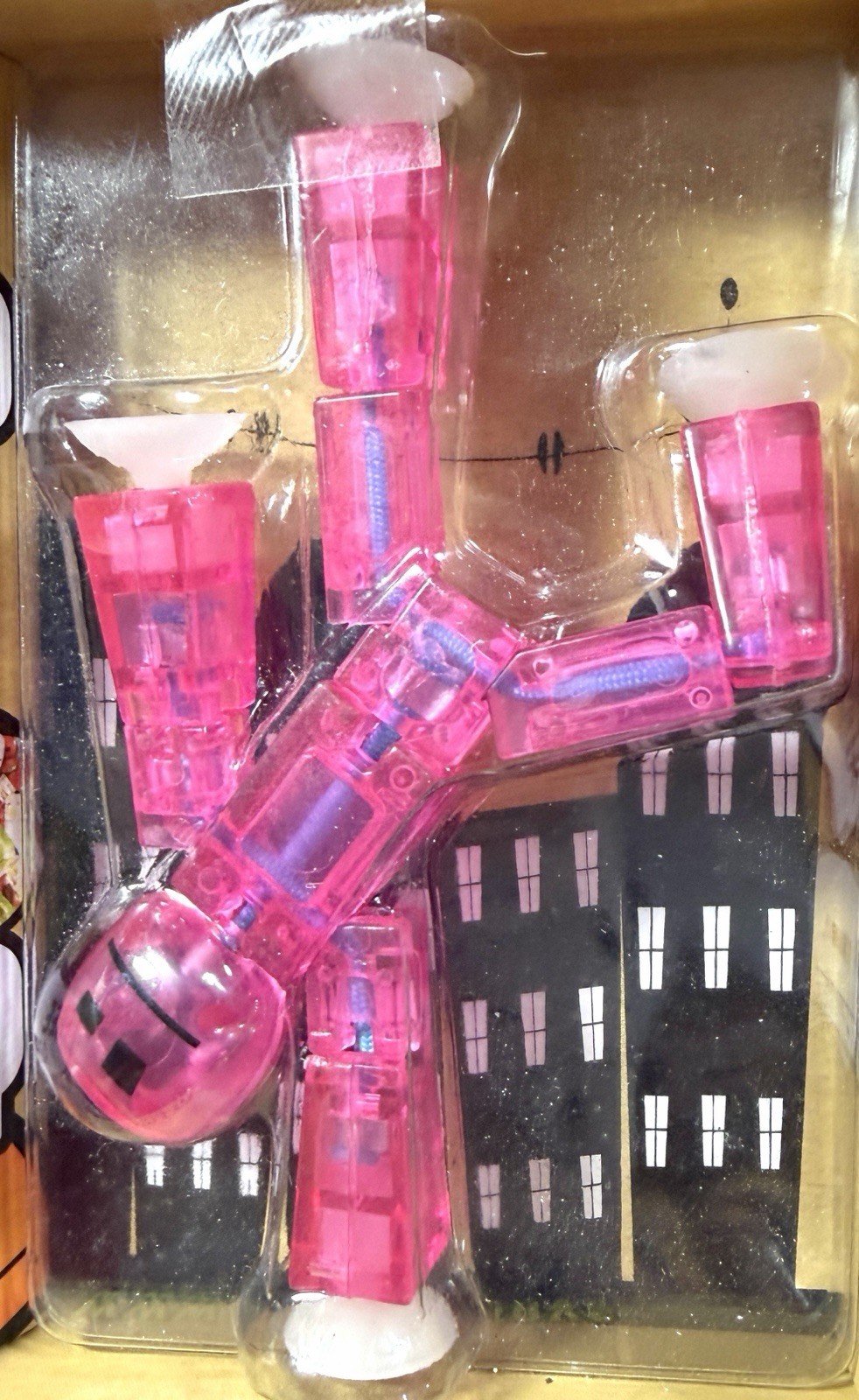 Stikbot single figure pack: Zing, 2015 series 1 translucent pink, new in package