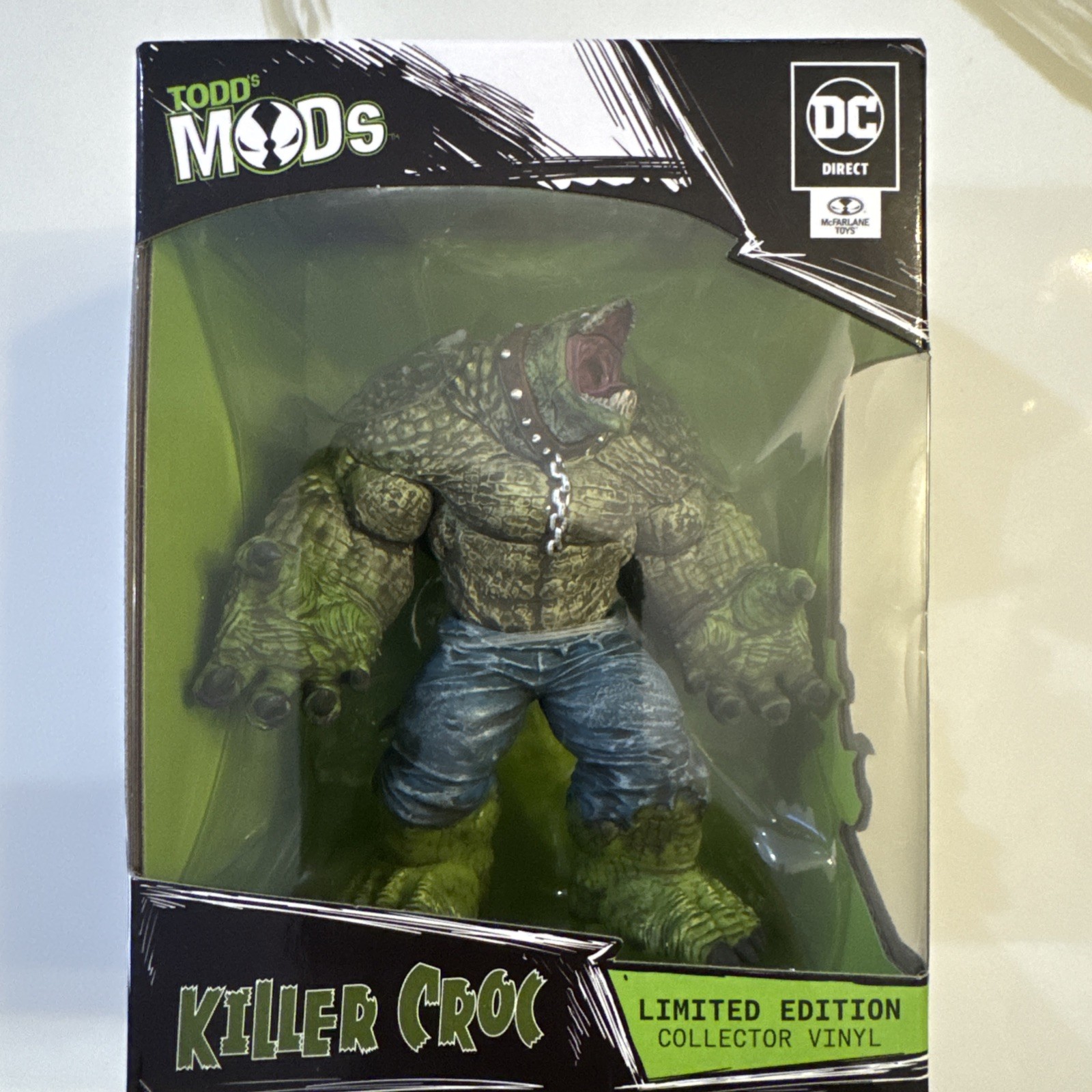 🔥McFarlane Toys DC Killer Croc Limited Edition Collector 4.5In Scale Figure 🔥