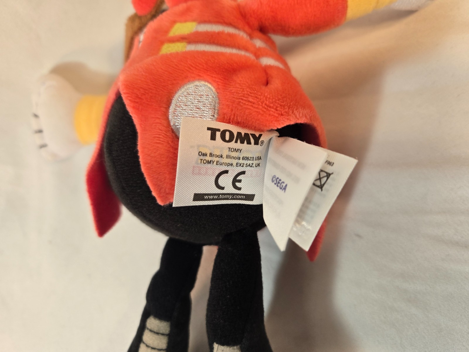Official TOMY Sonic The Hedgehog Dr Eggman (Modern Pointing) 8&Prime; plush