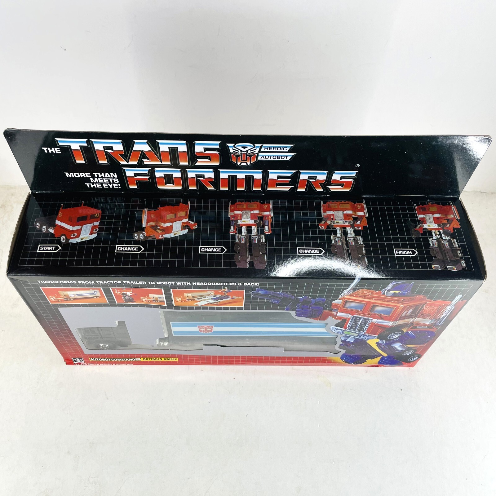 Transformers G1 Autobot Commander Black Optimus Prime Transforming Toy Figure