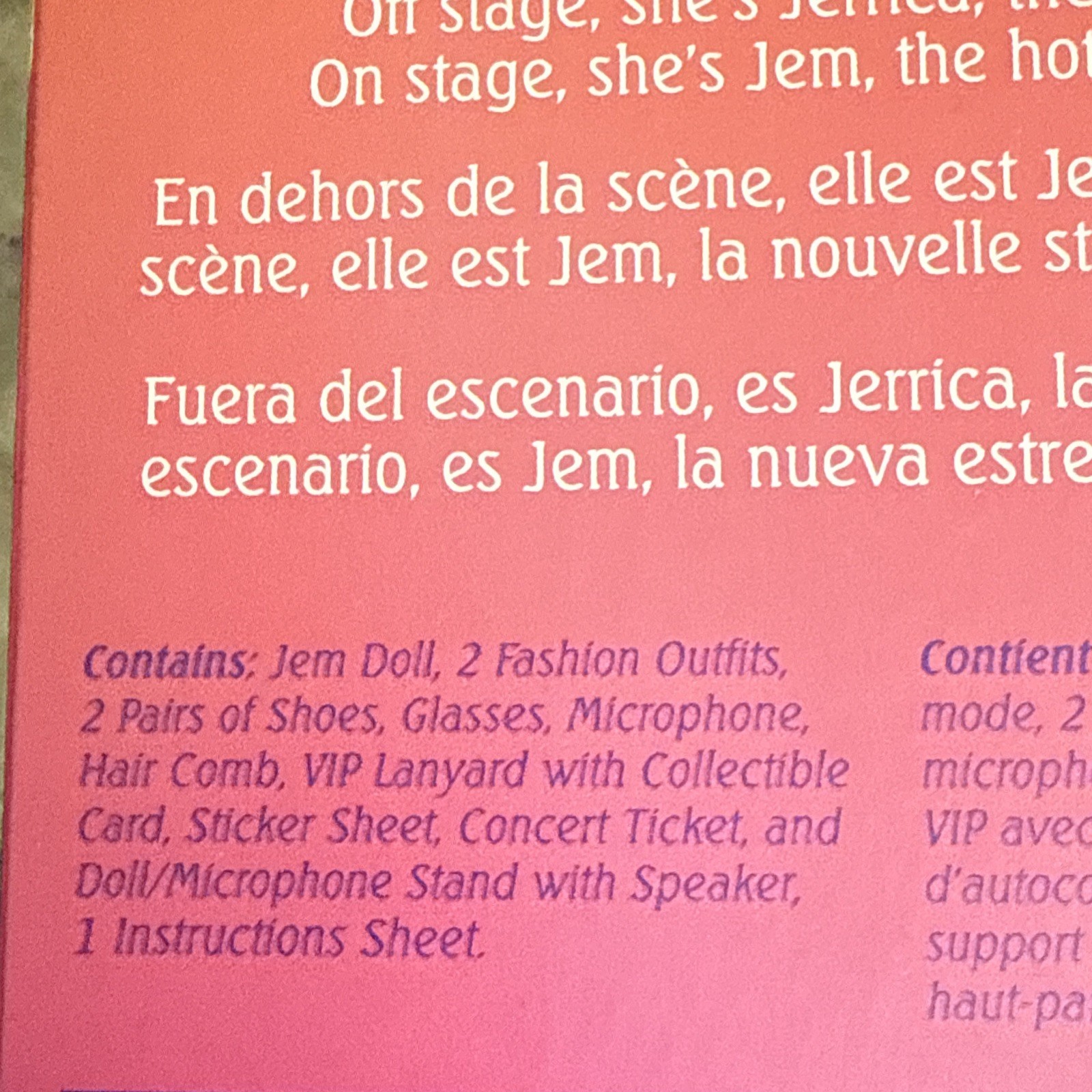 Jem and the Holograms « Jem » Fashion Doll Truly Outrageous 12 inch Doll w/speaker