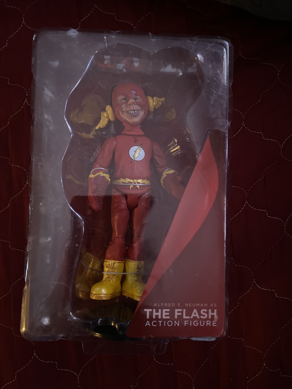 🔥DC Direct Toy Alfred E Newman MAD Magazine Just Us Stupid Heroes FLASH 6”