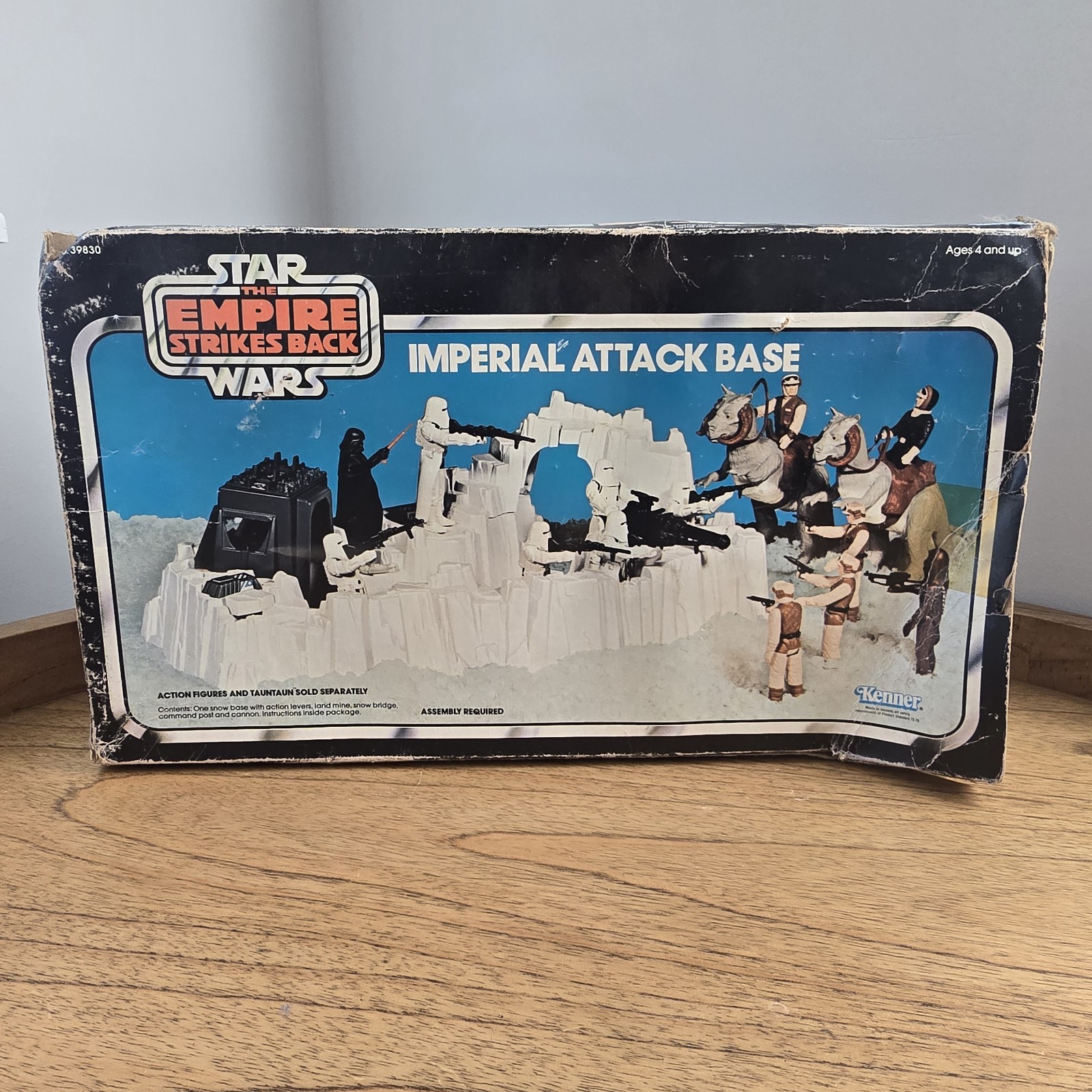 1980 Star Wars ESB Imperial Attack Base Playset Kenner Hoth w Box Near Complete