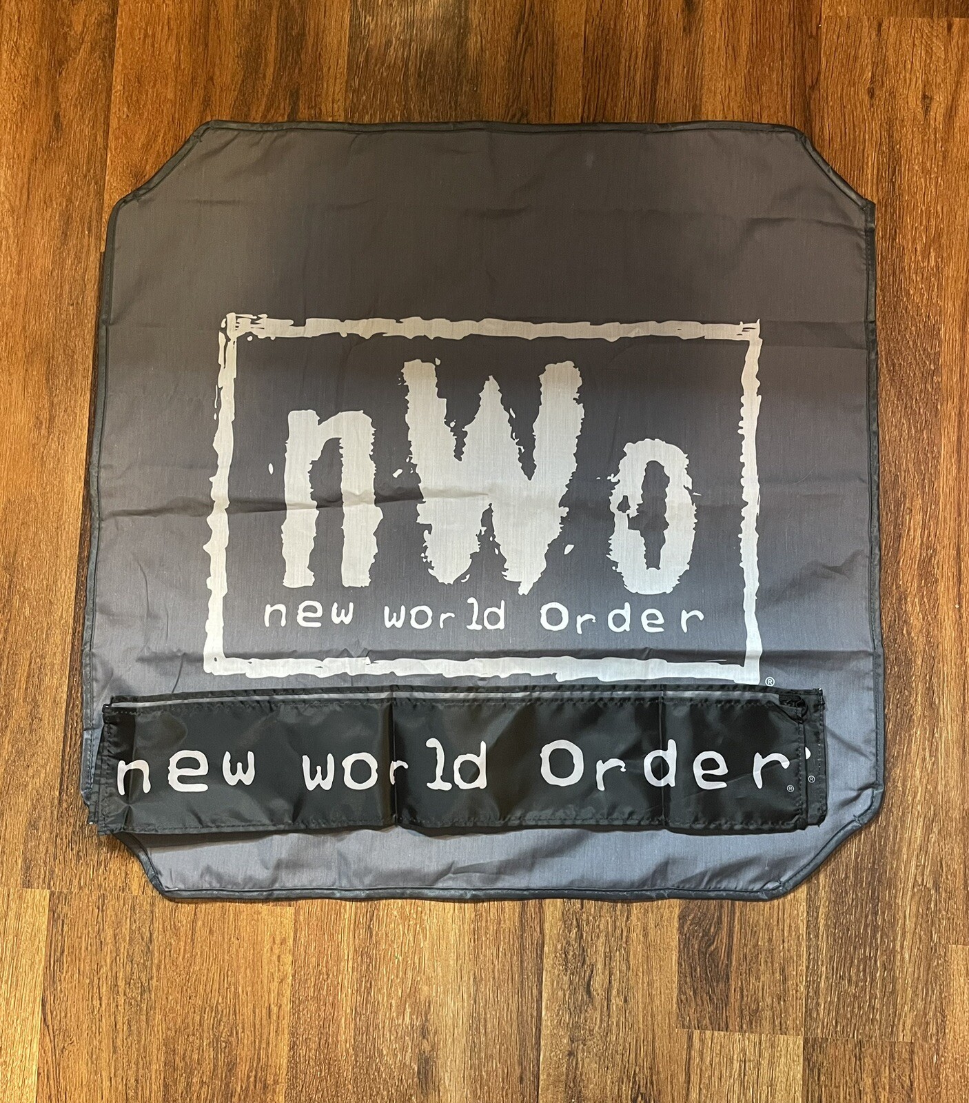 WWE Mattel Wicked Cool Toys nWo Ring Mat & Skirt Authentic Scale Exclusive WCW
