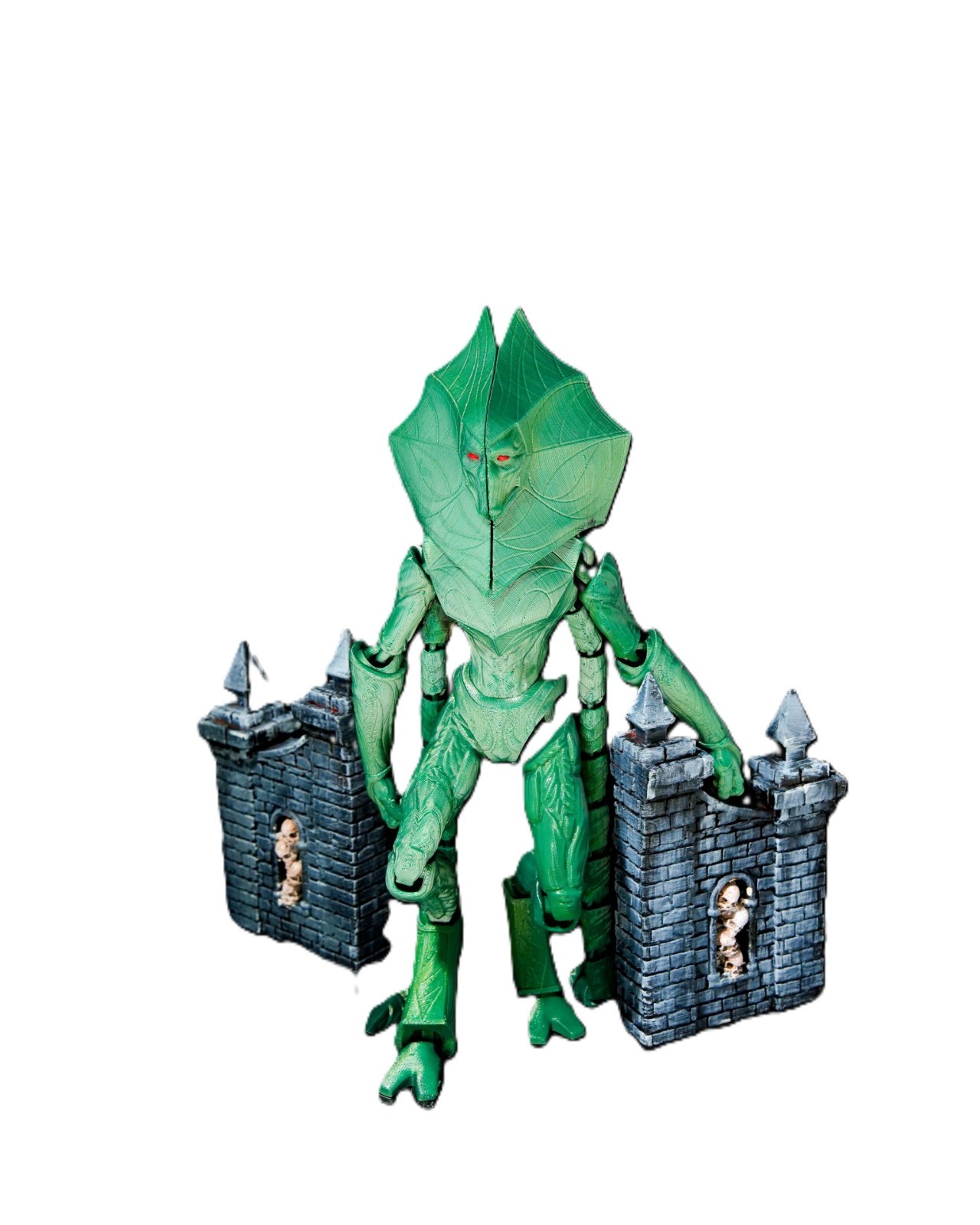 3D Printed Arquillian Articulated Alien Figure 8.6 in Sci-Fi Figure
