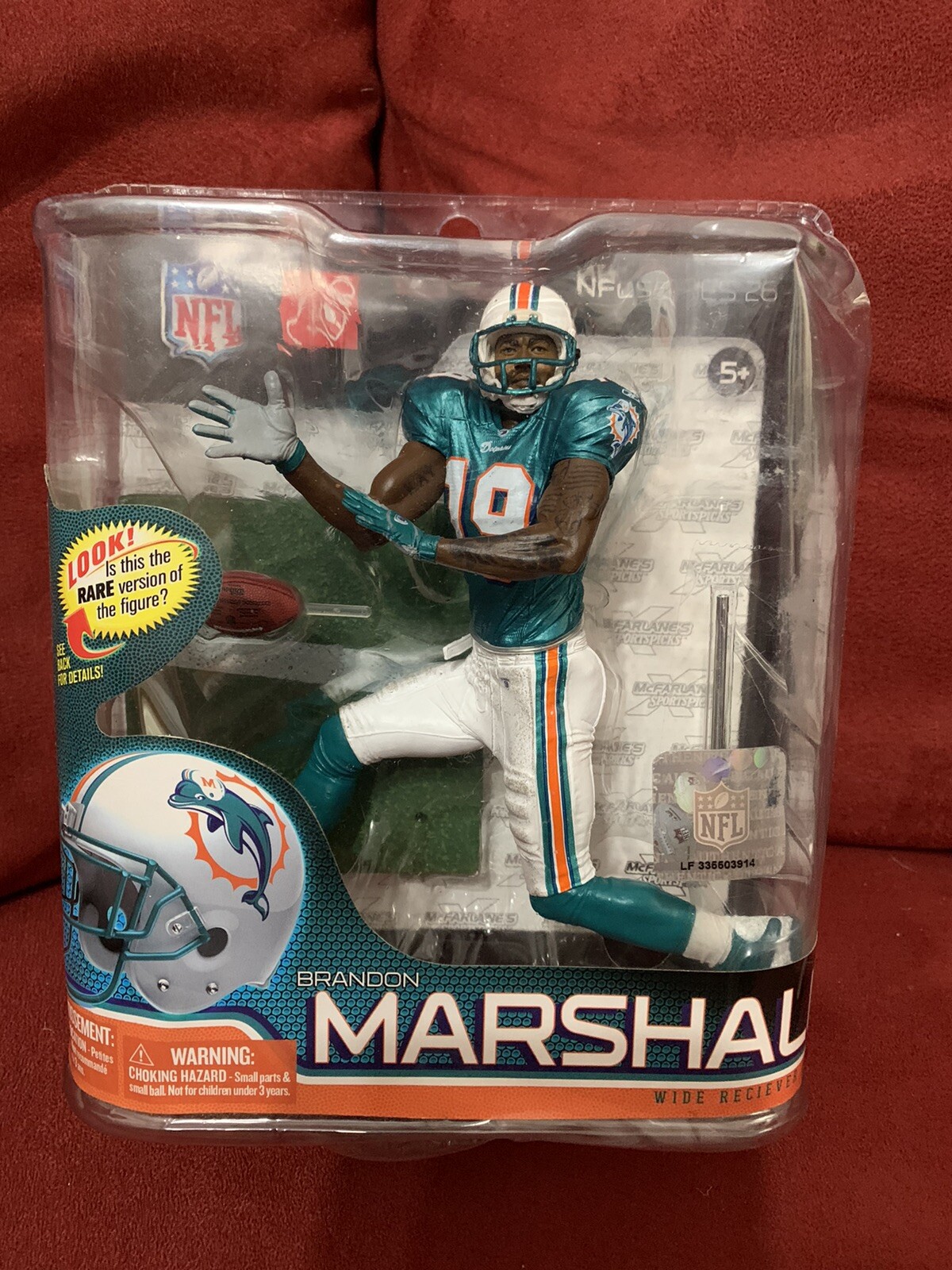 Brandon Marshall McFarlane NFL Series 26 Figure Miami Dolphins FootBall Sport