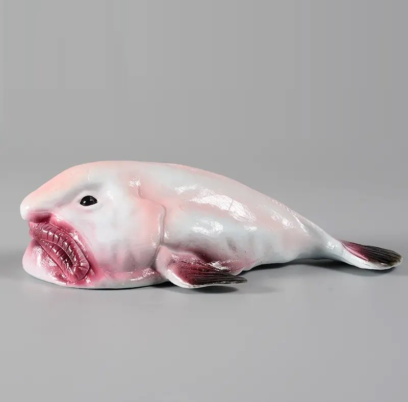 White Blobfish Animal Toy PVC Action Figure Doll Kids Toys Party Gifts