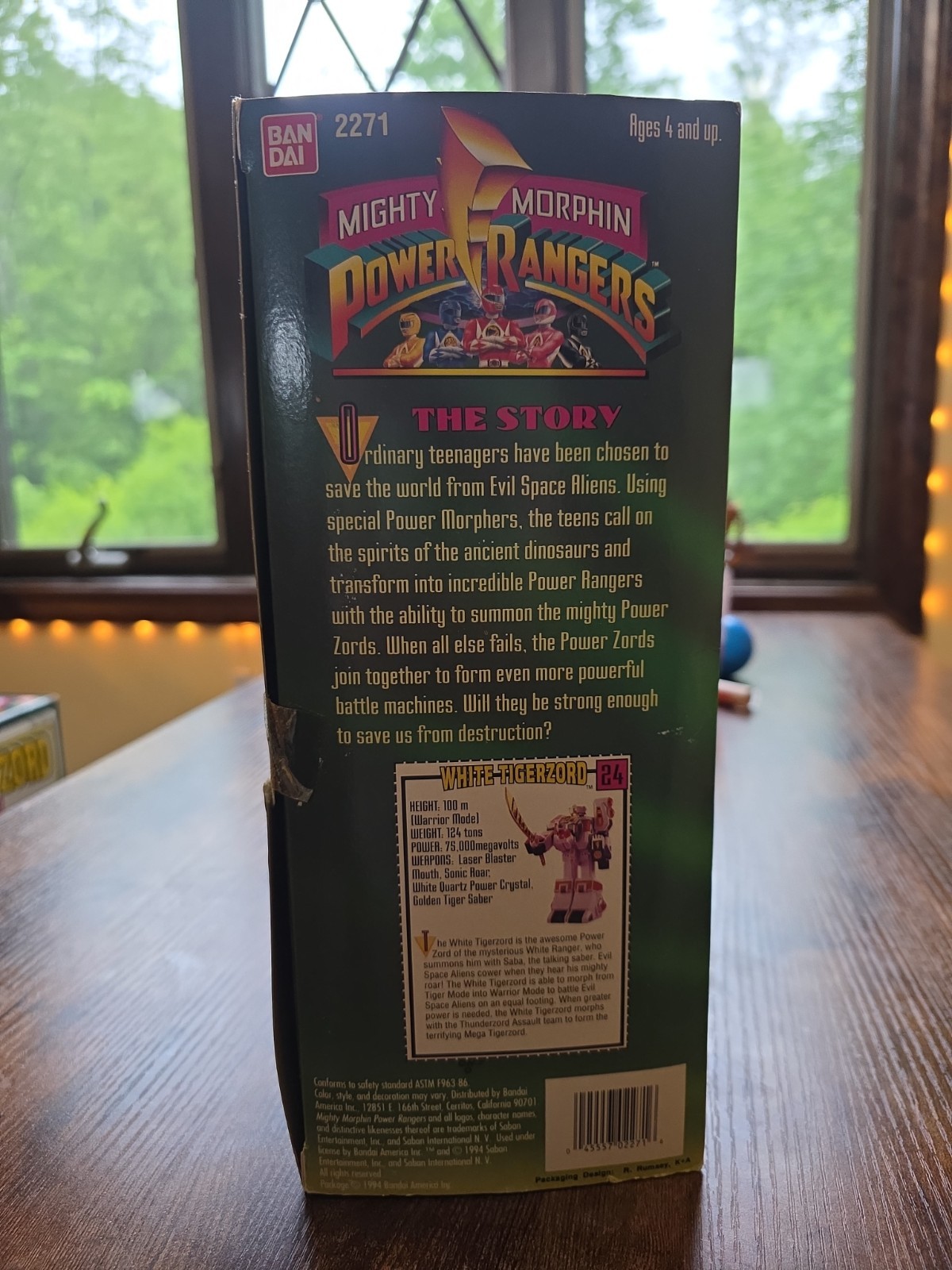 Mighty Morphin Power Rangers White Tigerzord And The White Ranger New In Box