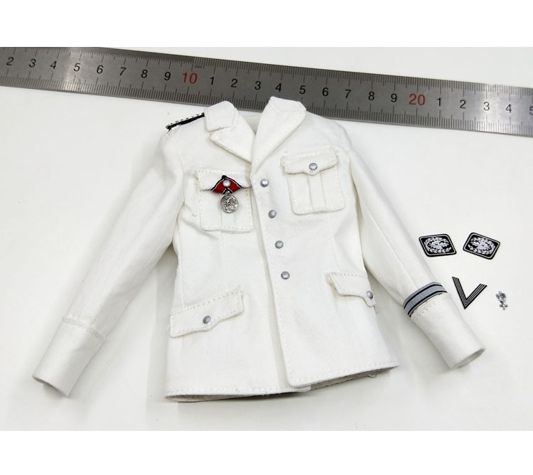 DID 3R GM645 1/6 WWII Officer General White Uniform Model for 12&Prime; Figure