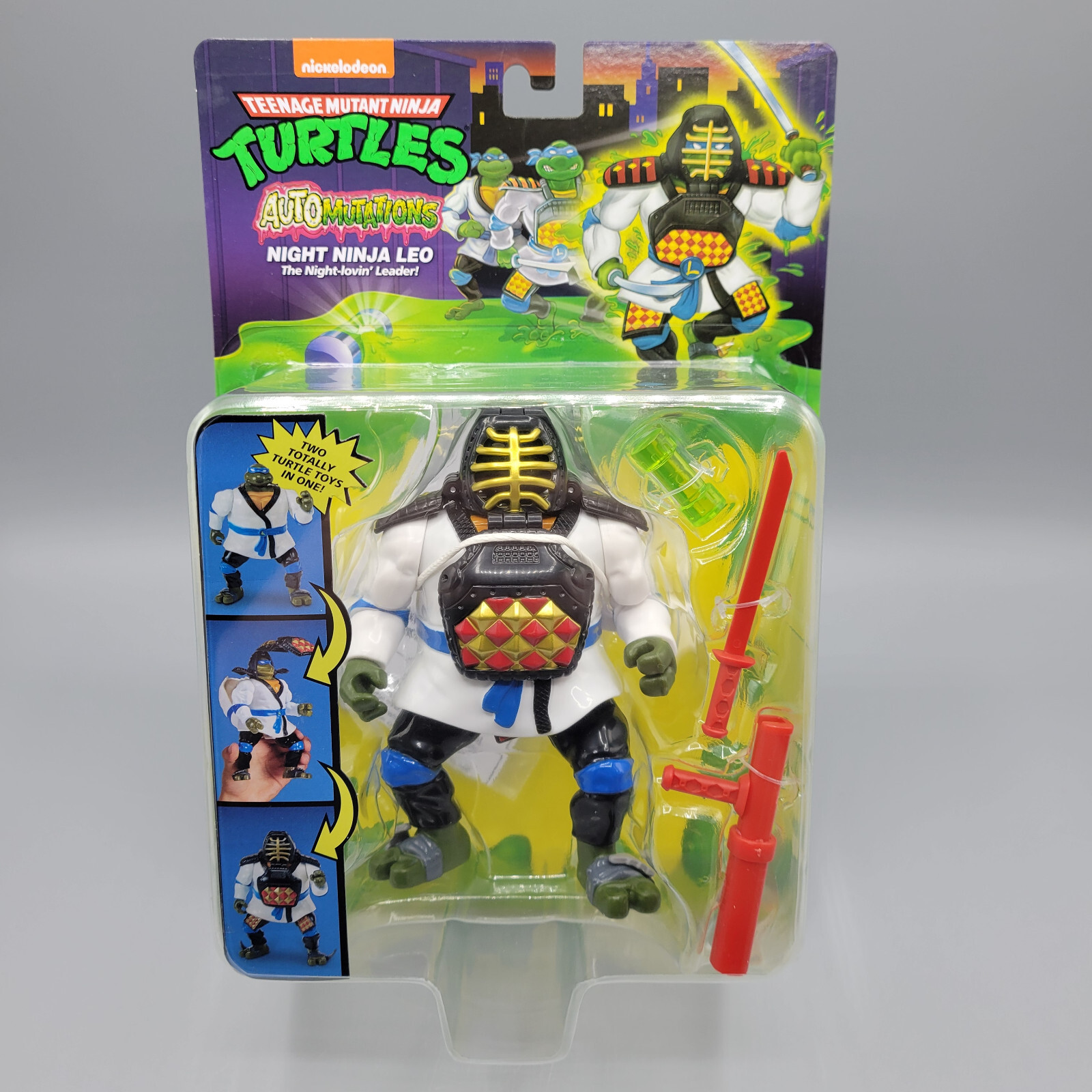 Teenage Mutant Ninja Turtles Night Ninja Leo Auto Mutations Action Figure TMNT
