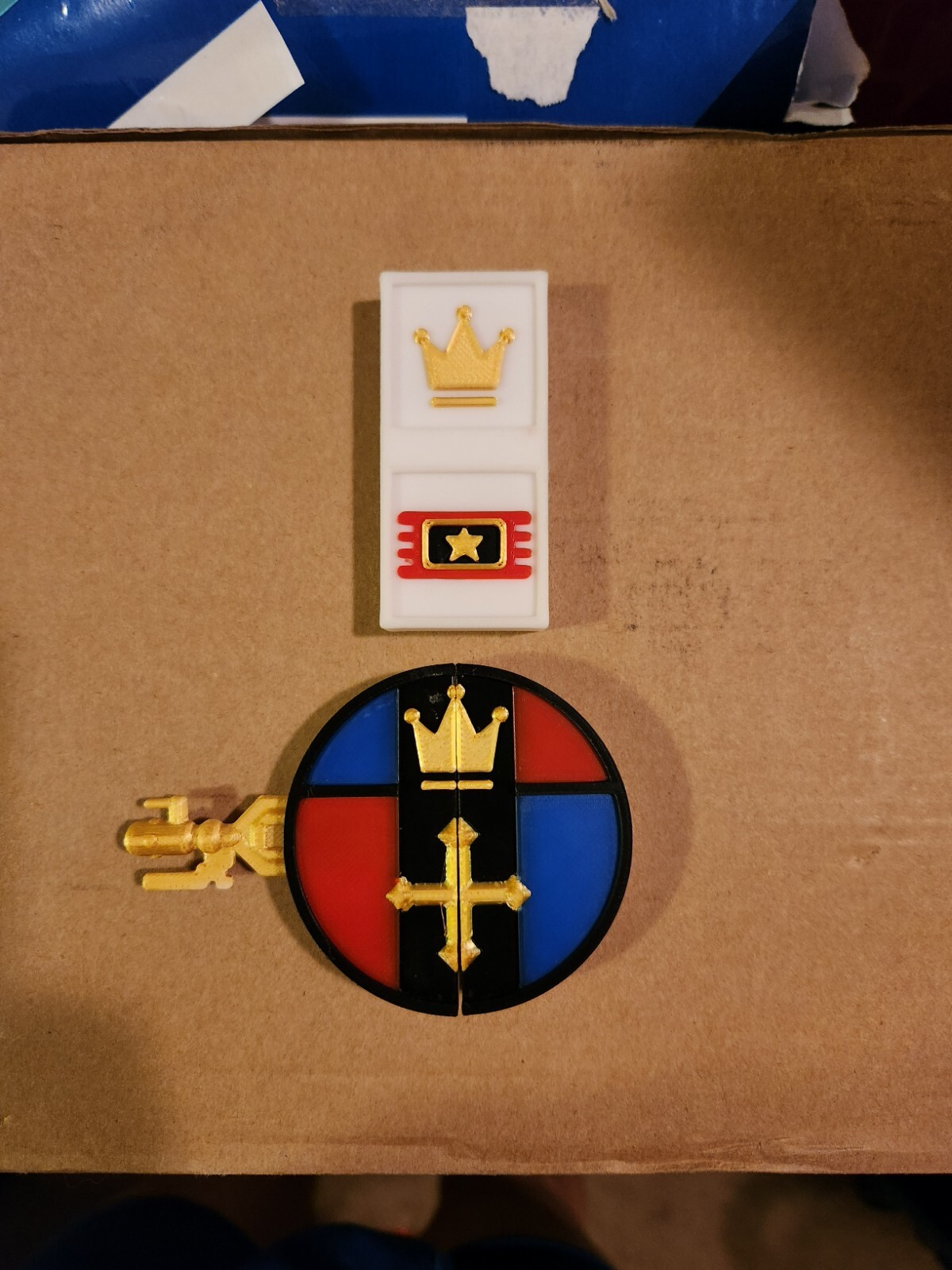 Voltron Key Transforming Key 3d Printed Multiple Colors