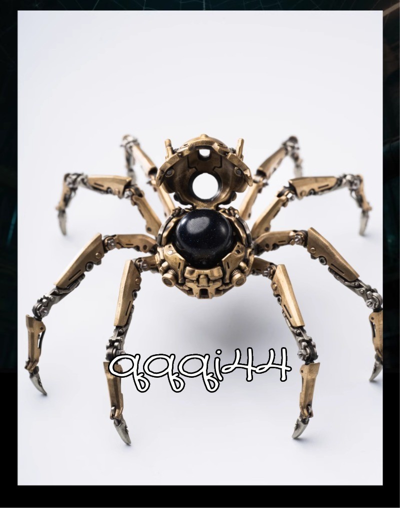 Black Widow Mechanical Spider Action Figure EDC Relaxing Toy Model Xmas Gift 1PC