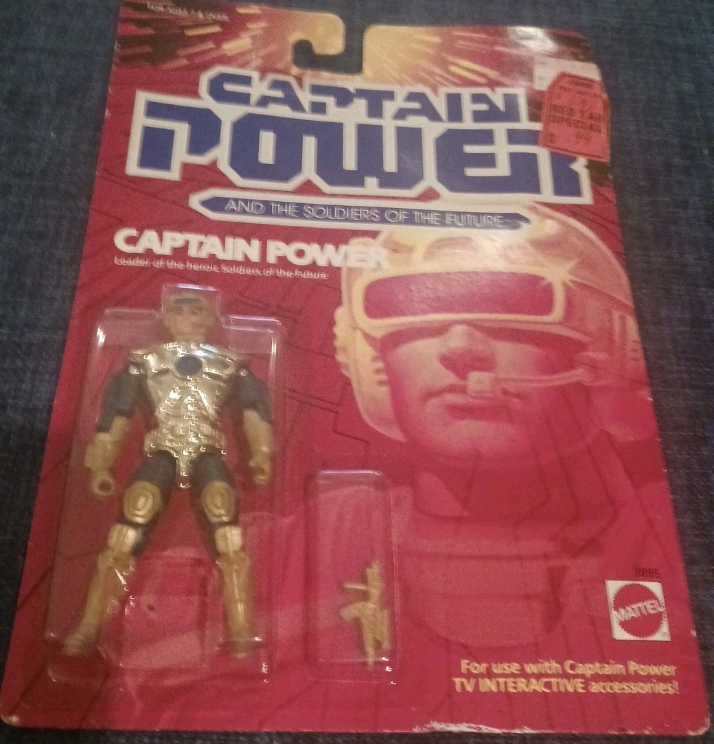 Vintage Mattel Captain Power and Soldiers Of The Future 1987 Figure