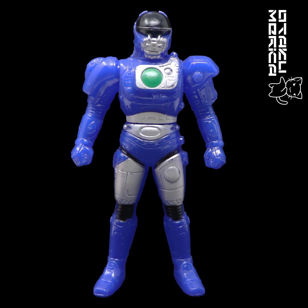 Bandai 1991 Special Rescue Police Winspector Solbrain – Sofubi Figure 4.75in