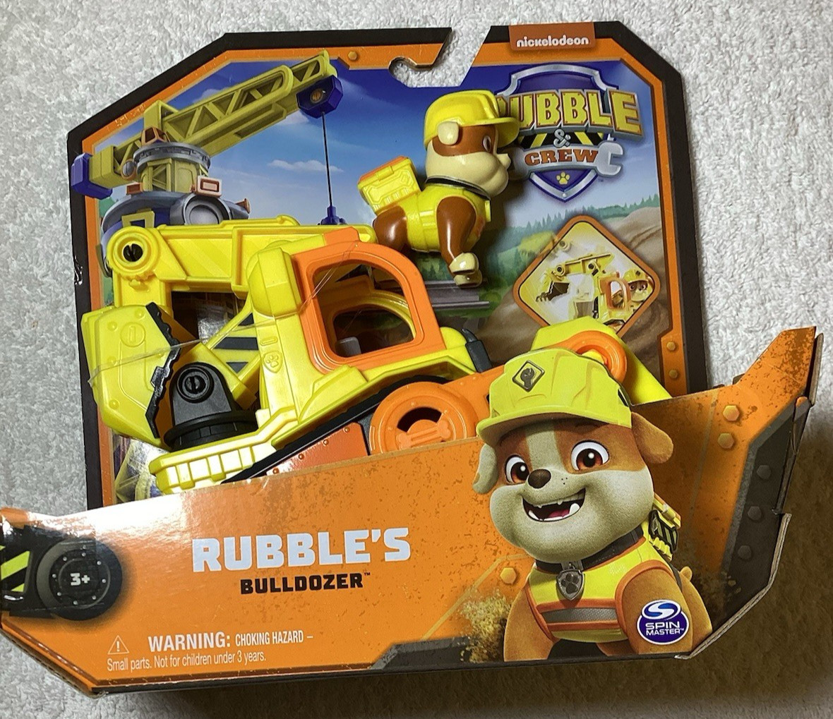 Spin Master Rubble & Crew Paw Patrol Toy/Rubble’s Bulldozer/Brand New in Box