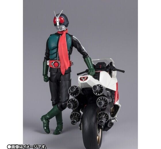 Bandai S.H.Figuarts Kamen Rider (Shin Kamen Rider) NO.2 Cyclone Figure set of 2