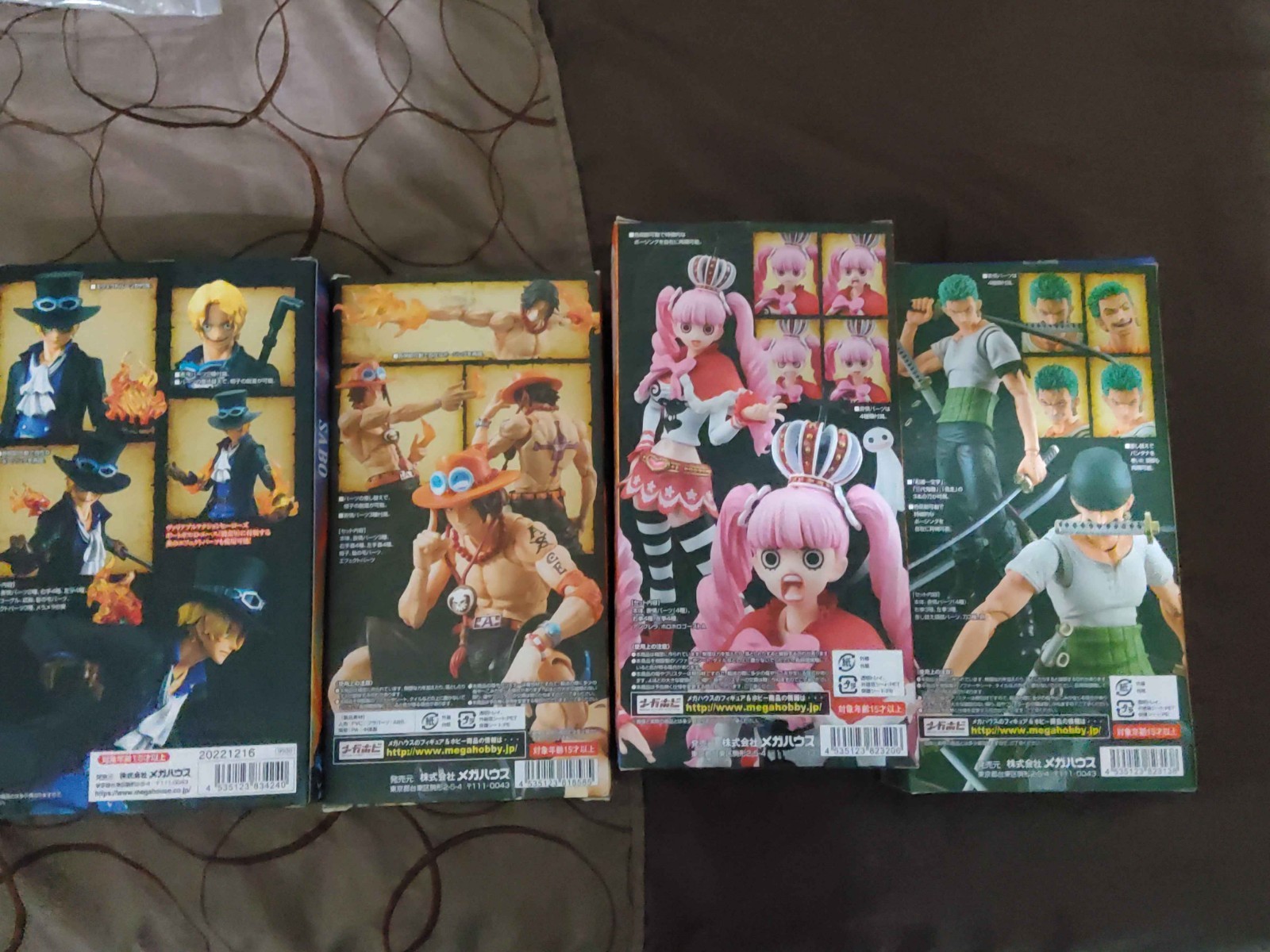 Variable Action Heroes One Piece Lot Of 4 (Read Description)