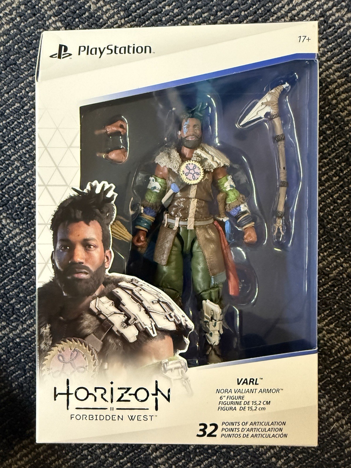 PlayStation Horizon Forbidden West VARL 6&Prime; Inch Action Figure Spin Master New