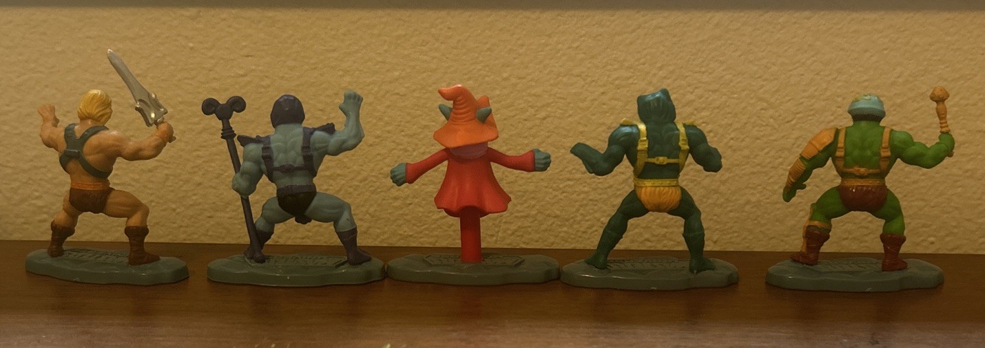Masters of the Universe Mini Toy Figures Lot of 5 Mattel Micro Collection.