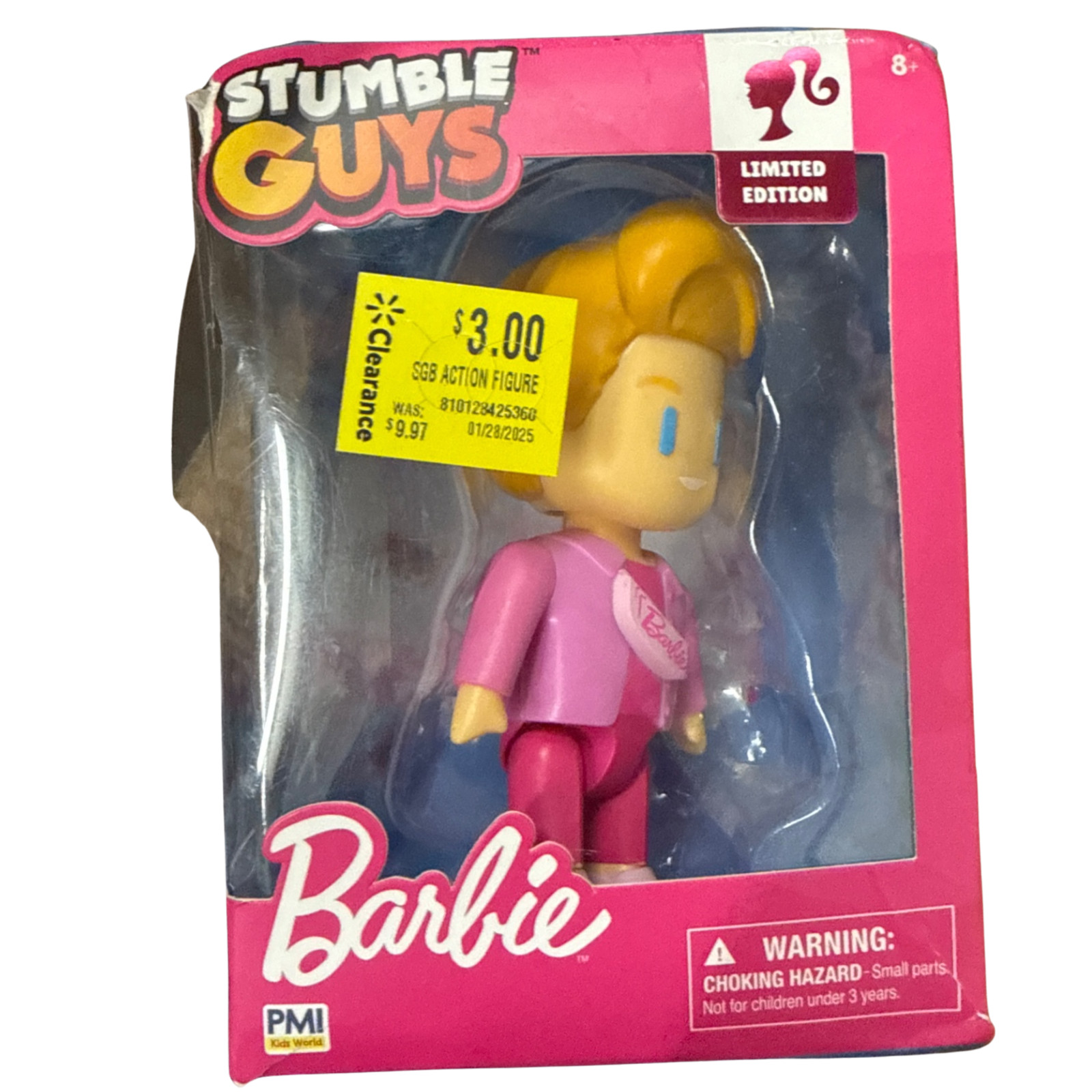 Stumble Guys Barbie Limited Edition Figure PMI Kids World Ages 8+ New