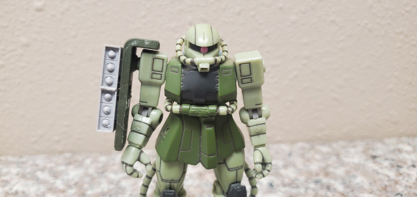 3D printed set of zaku 2 MSIA MIA MISSILE POD SHIELD In Action Figure Bandai