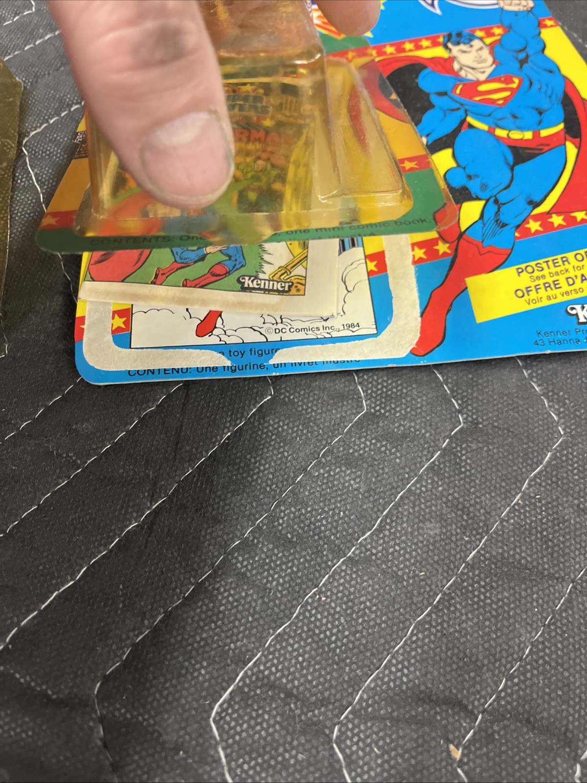 Kenner Super Powers Superman Canada 12 Back Series 1 Factory Sealed Original