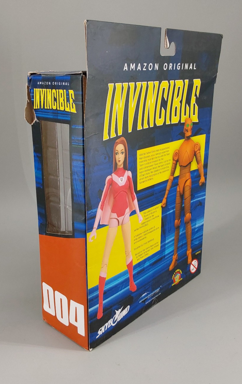 Robot Deluxe Action Figure Invincible Amazon Diamond Select 2022 *DAMAGED BOX*