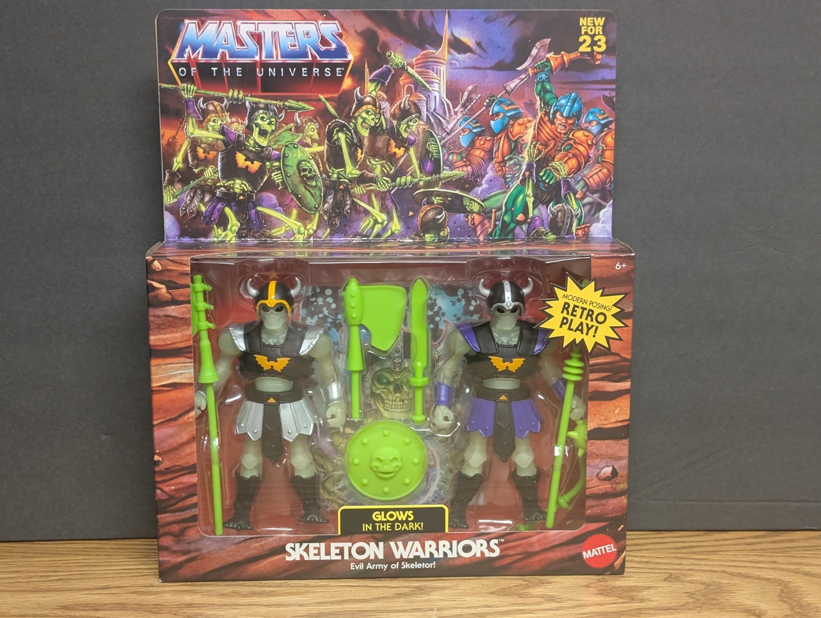 Masters of the Universe Origins Skeleton Warriors 2 Pack MOTU Exclusive glow