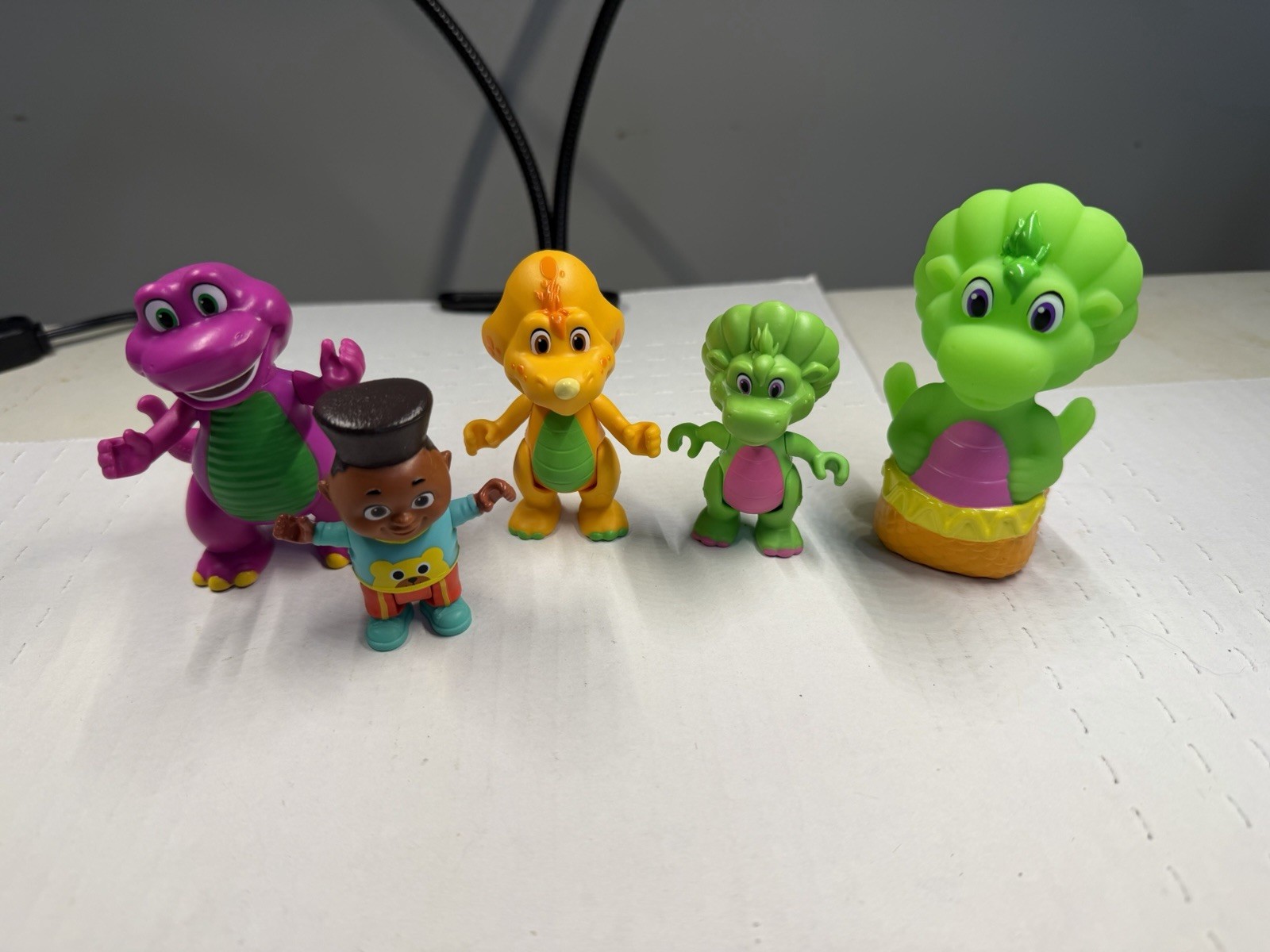 Lot Of 5 Barney PVC Toys