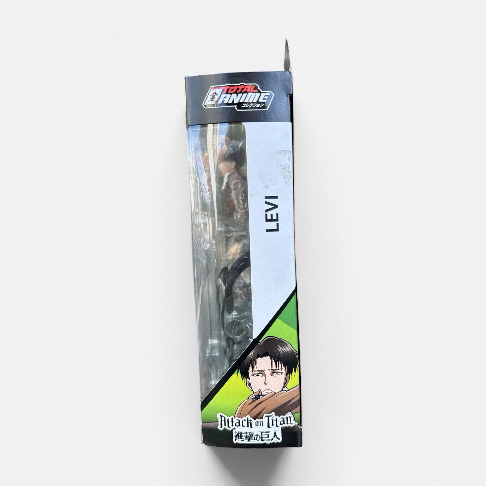 Total Anime Attack on Titan Levi Action Figure Boxed w/ Alternate Hands
