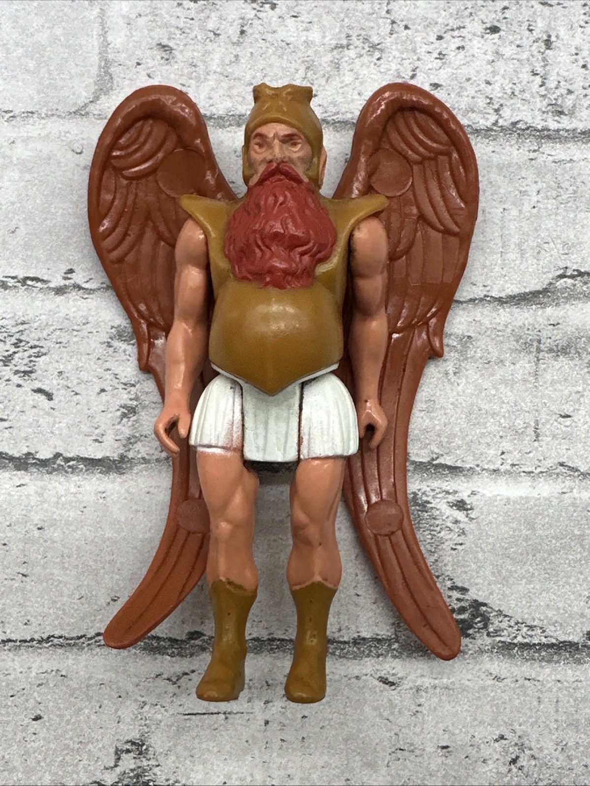 Vintage 1979 Mattel Flash Gordon Vultan 3 3/4” Figure GLUED ON ORGINAL WINGS