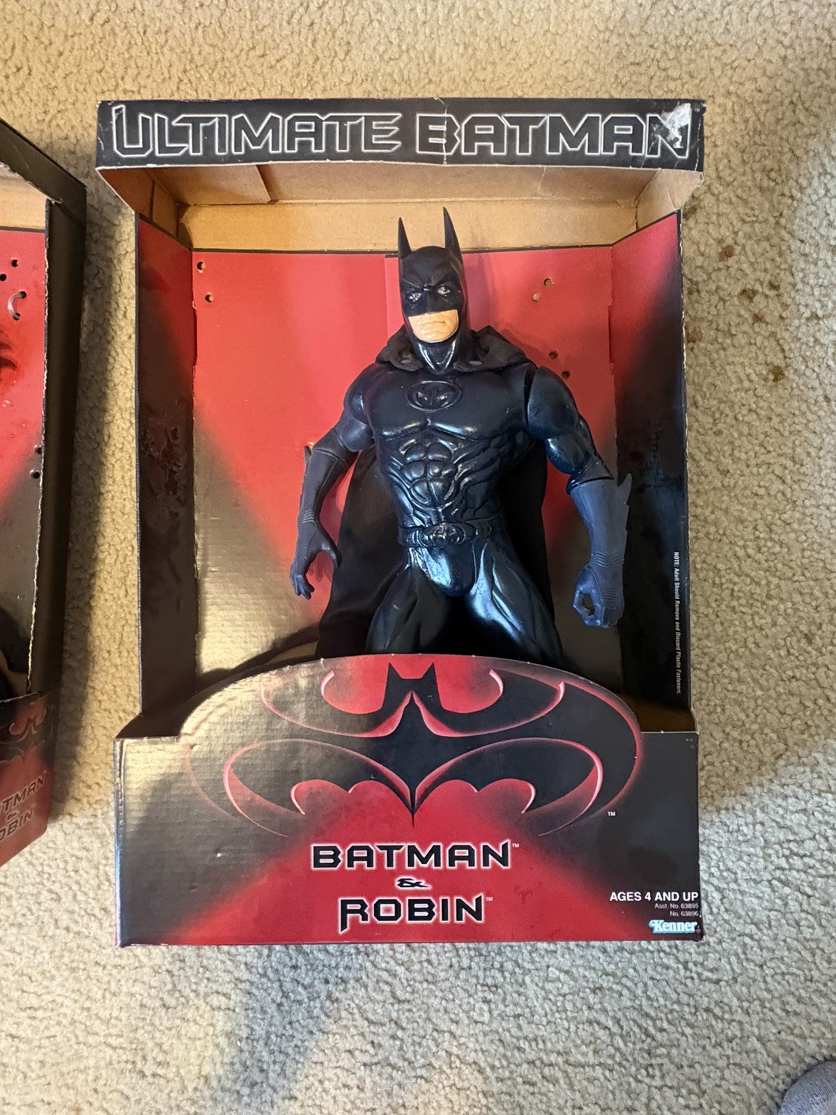 1997 Kenner Ultimate Batman And Robin Figures with Boxes READ DESCRIPTION