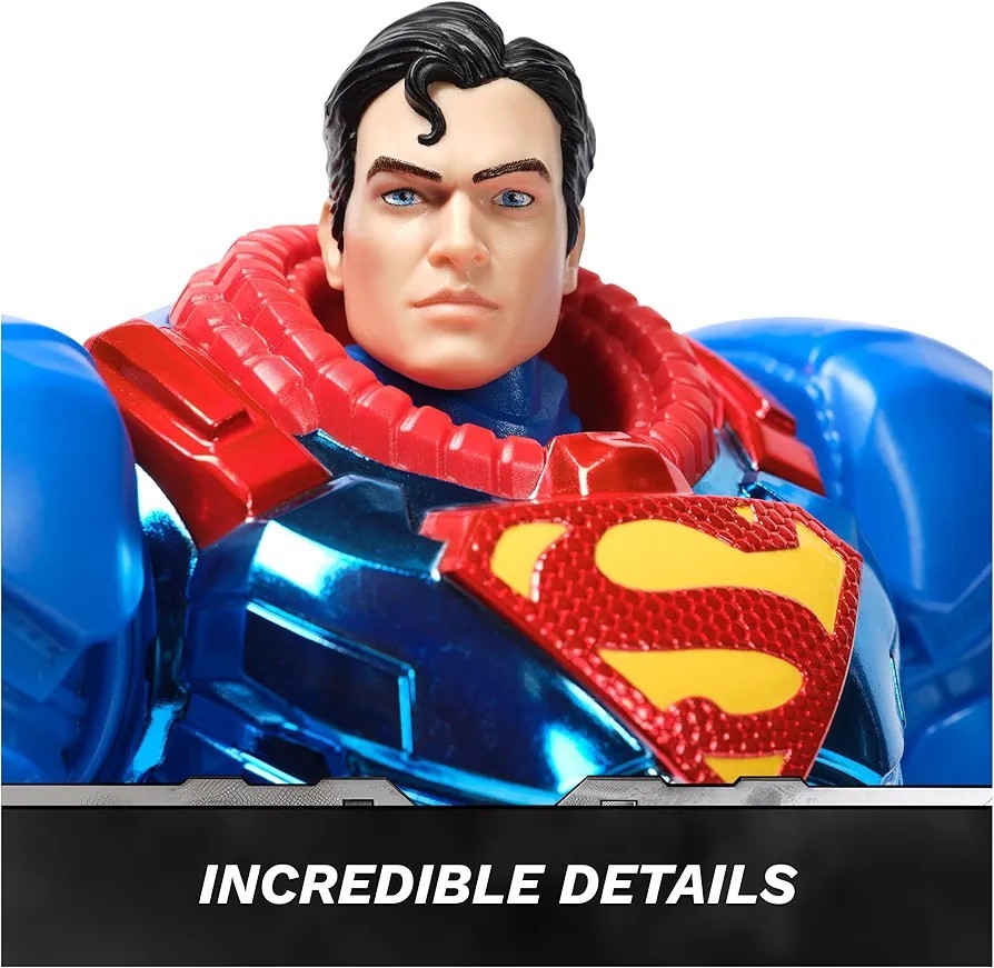 DC Comics, Metal Force Superman Action Figure, 12-Inch Super Hero Collectible