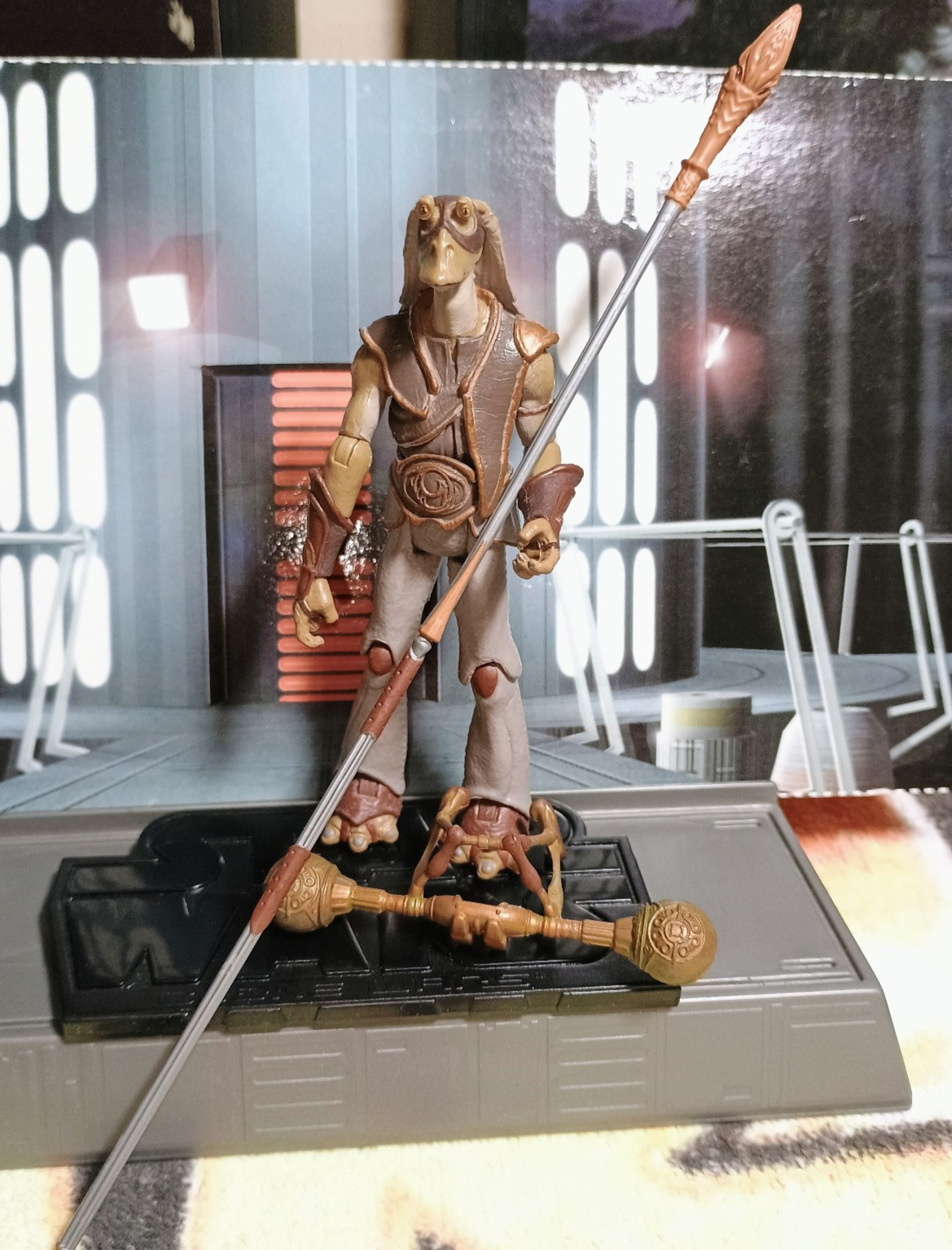 STAR WARS HASBRO TVC Gungan Warrior Complete 2012 Loose 3.75&Prime; 741